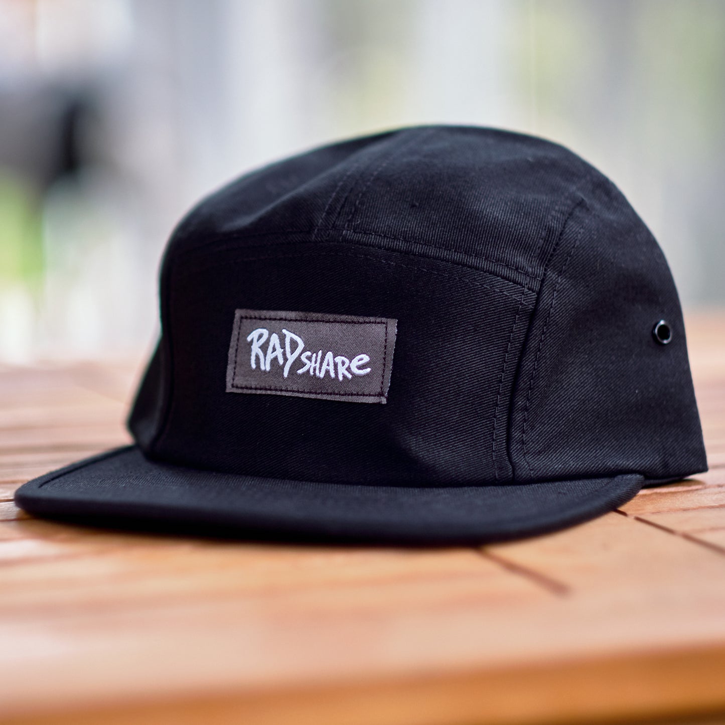 RADshare logo 5 panel - black