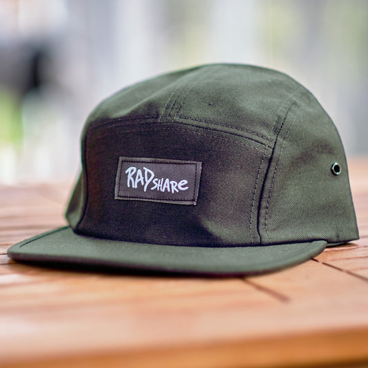 RADshare logo 5 panel -Khaki green